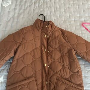 J Crew signature puffer jacket